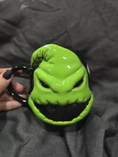 Disney Zrike Brands Hand Painted By Artisans Oogie Boogie Halloween Mug NEW HTF