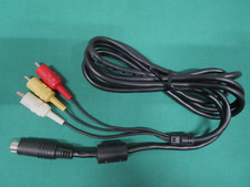 Sega Saturn -- Stereo AV Cable -- non-genuine product. JAPAN SS. 14575