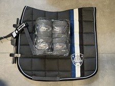 ESKADRON Set Schabracke Bandagen, Grey Melange (Ocean), Größe WB DL, NEU