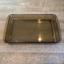 Vintage Pyrex #233 Amber Brown Glass Baking Pan Casserole Dish 13”x 9”x 2” 3QT