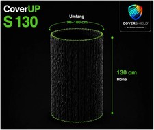 M&ouml;bel-Schutzcover 1,5 cm stark dehnbar black Covershield CoverUp S130 Premium