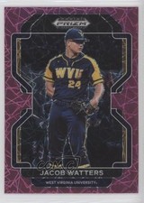 2022 Panini Prizm Draft Picks Neon Pink Velocity Jacob Watters #PDP124 qf6