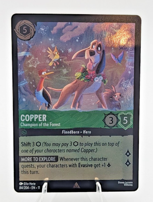 Disney Lorcana 84/204 Copper - Champion of the Forest - Foil
