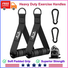 Heavy Duty Exercise Handles, Gym Handles for Cable Machine Attachment, Grip Gym