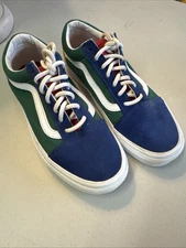 Vans Old Skool Yacht Club Blue, Green, White, Red Size Men 6 Women 7.5