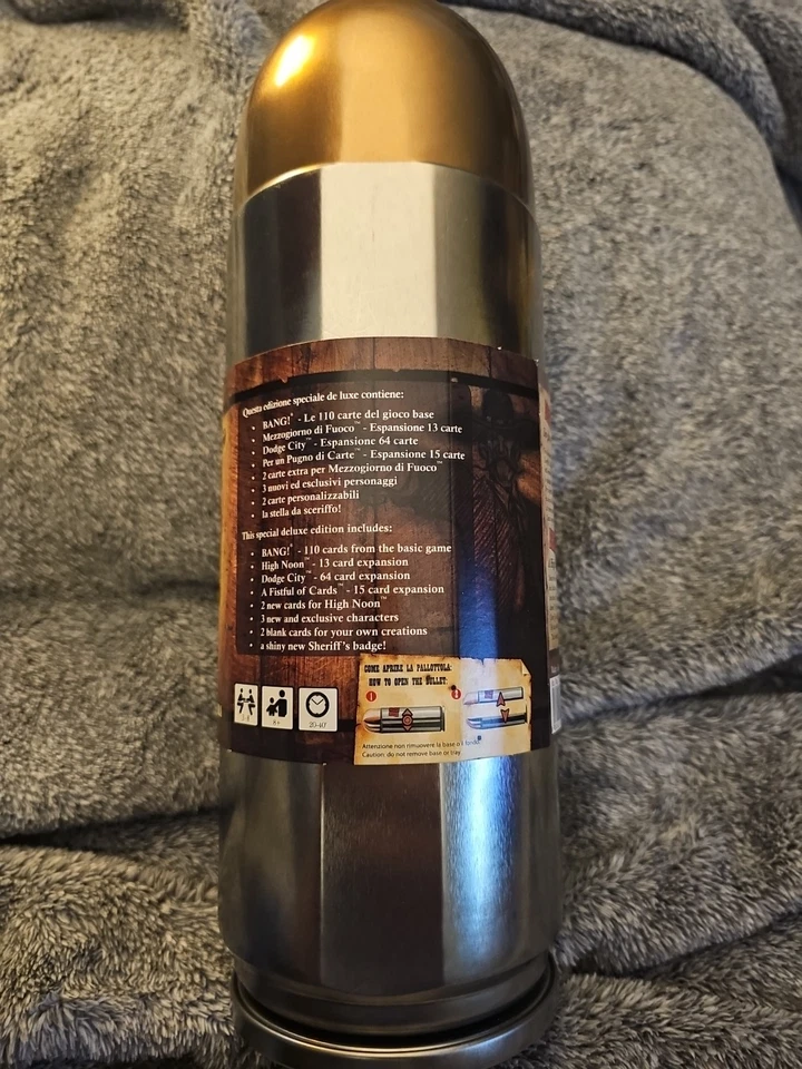 Bang! 子弹 La Pallottola 豪华纸牌游戏道奇 City High Noon Fistful 近乎完好 — 第 2/4 张图片