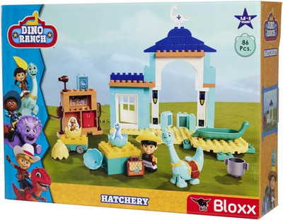 Big-Bloxx - Dino Ranch Pflegestation - großes Spielset Dino-Krankenhaus