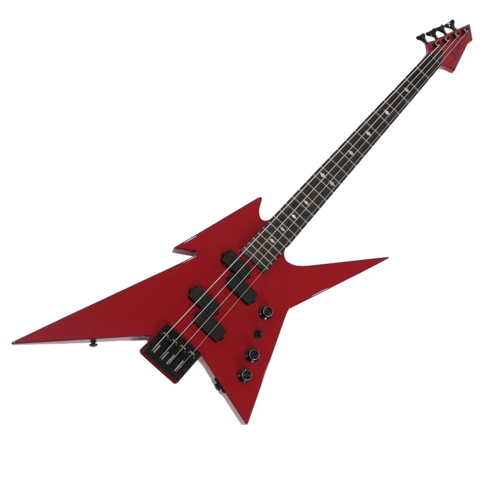 B.C.Rich Ironbird MK1 Bass Gloss Red Steckdose gebraucht - Bild 2 von 4