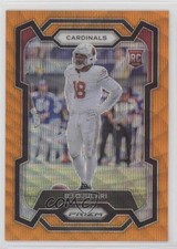 2023 Panini Prizm Rookies Orange Wave Prizm 50/60 BJ Ojulari #301 oe4