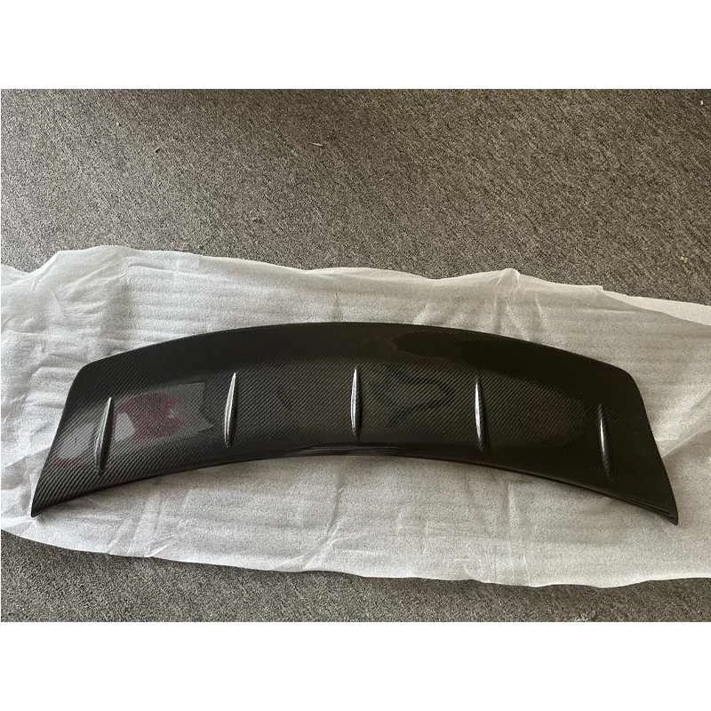 Carbon Fiber Add-on Rear Spoiler Blade Cover for Nissan GT-R R35 2009-2015 - Image 2 of 4
