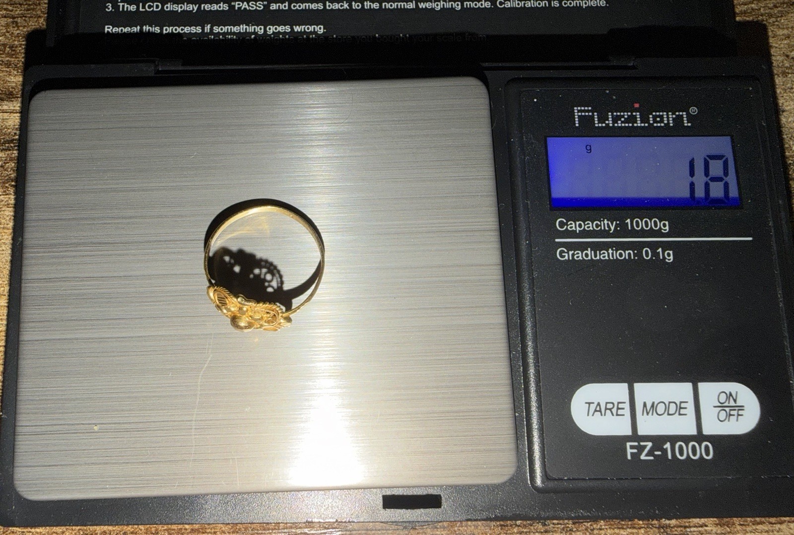 22KT SOLID GOLD RING - image 6