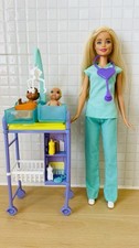 Barbie You Can Be Anything Baby Doctor Play Set Doll Babies X2  Accessories Vgc
