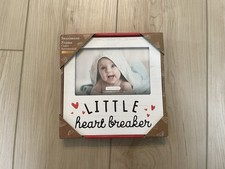 Sentiment Frame Little Heart Breaker Baby Picture Frame White Red Brown Novelty