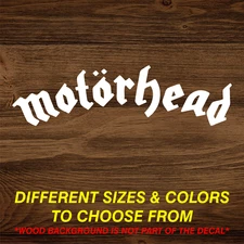 Motorhead Vinyl Decal Sticker Car Truck Hard Rock Band Logo Metal