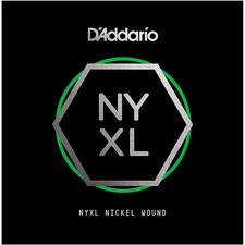 D'Addario NYXL Nickel Wound Single Electric Bass Guitar String .170 Gauge