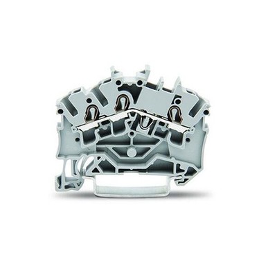 5pcs   2002-6301 3-Conductor Feedthrough Terminal   5.2 mm Wide Gray N Kd #xh