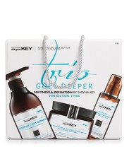 Saryna Key Curl Control Kit de Cabello Manteca de Karité Africana Pura - Mascarilla + Champú + Aceite