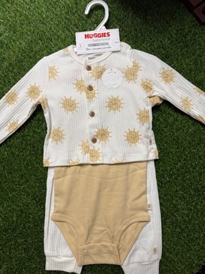Huggies Babywear 3-Piece Sunshine Outfit Set (12M)