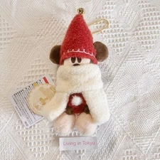 Tokyo Disney Resort Lil RingRing Fairy Plush Badge Red Christmas 2025 Japan
