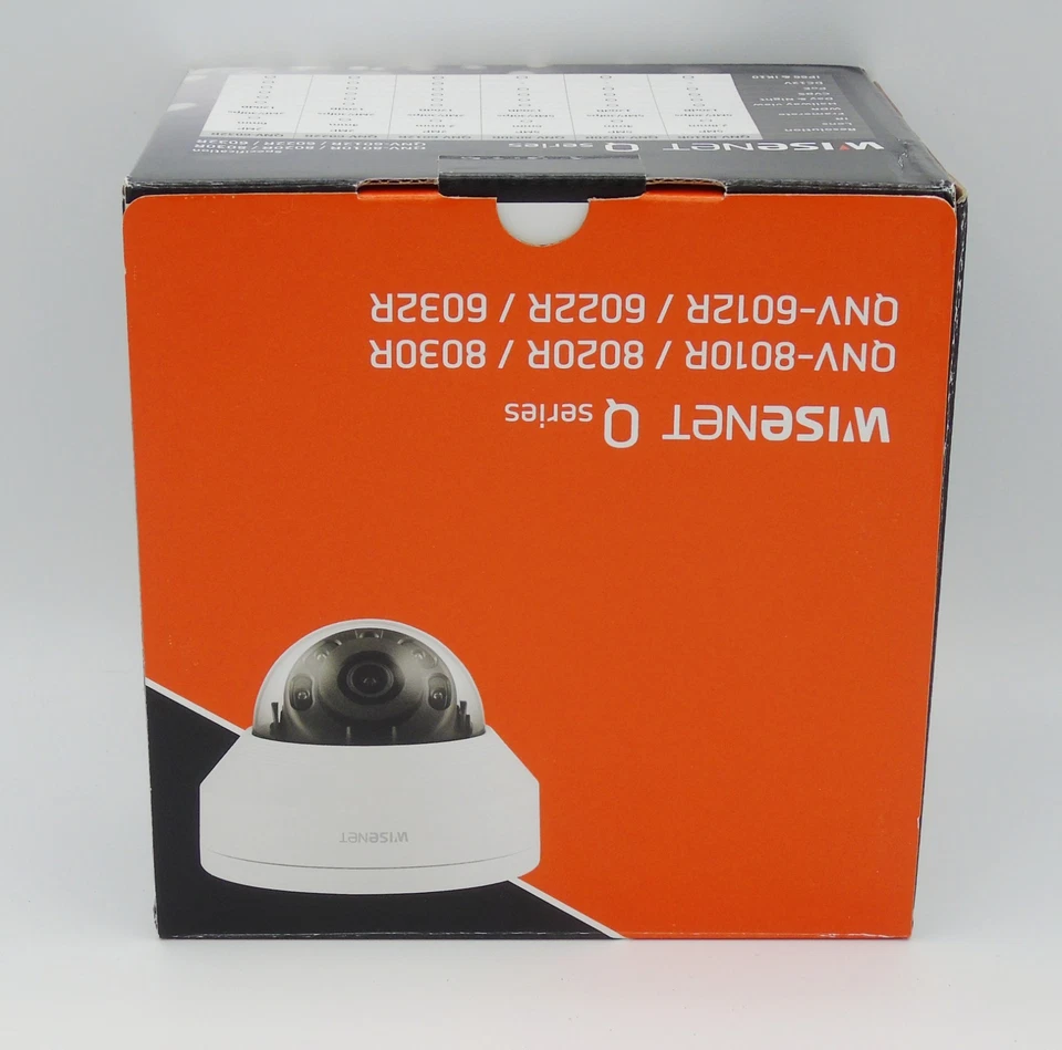 Wisenet Hanwha QNV-6012R 2MP IR Vandal Dome Camera PoE IP66 IK10 - Image 4 of 4