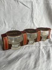 1950s Italian Beer Glass Set – 9.5 oz – Fidenza Vetraria – Original Bar Caddy