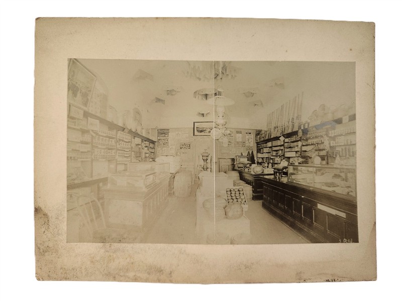 1900s antique PHOTO los angeles ca JOHN HUGHES NOTON STORE interior boston fam