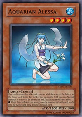 Aquarian Alessa - TAEV-EN020 - Super Rare - Unlimited Edition Heavily Played