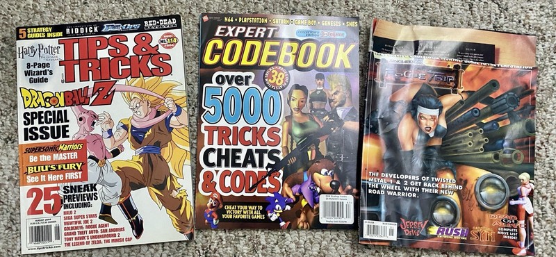 Tips & Tricks Video Games Magazine #114  August 2004 Dragon Ball Z LOT