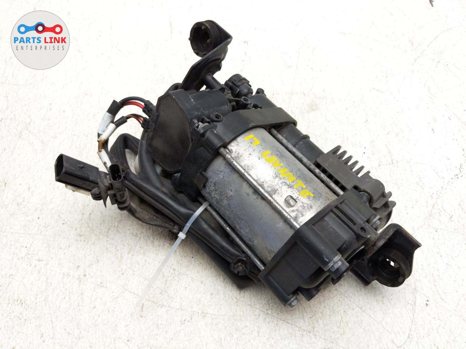 2017-20 MASERATI LEVANTE AIR RIDE SUSPENSION PUMP LEVELING COMPRESSOR ASSEMBLY