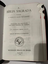 Biblia Sagrada Portuguese Bible 1969 -Zipper -Thumb Index | Almeida ARC