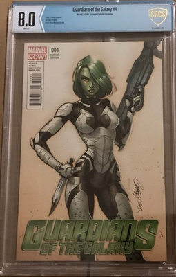 #ad Guardians Of The Galaxy #4 Campbell Cover 8.0 CBCS $180.00