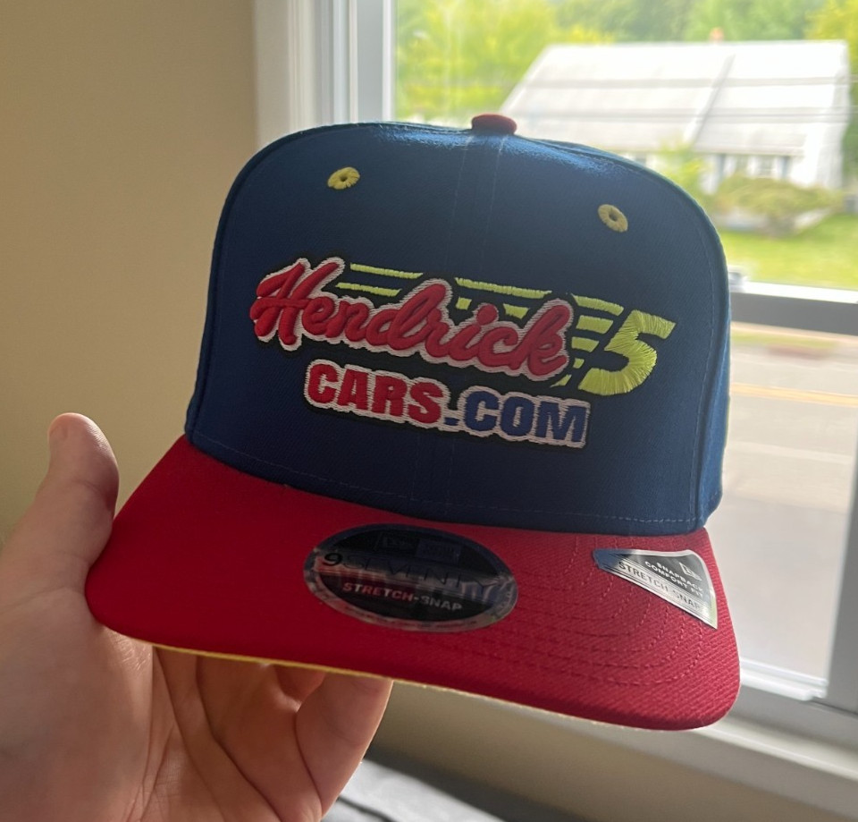 Kyle Larson Hendrick Cars Kyle Busch Tribute 2026 Las Vegas Hat NewEra Cap NEW