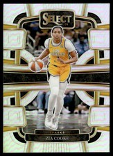 2024-25 Panini Select WNBA Silver Prizms Zia Cooke Los Angeles Sparks #47