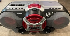 Sony Xplod Boombox CFD-G505 Mega Bass AM FM Radio CD Cassette Player