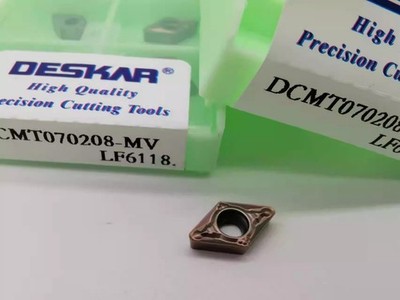 Deskar DCMT070208-MV LF6118 Carbide Inserts 10pcs DCMT21.52 Turning Insert