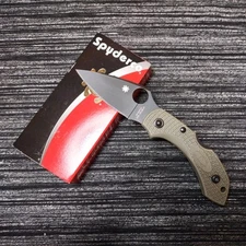 🔥Rare Spyderco C28FPODBK2 Dragonfly Cruwear DLT Exclusive knife discontinued 📬