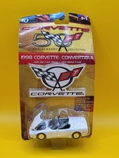 RACING CHAMPIONS 50TH ANNIVERSARY CORVETTE 1998 CONVERTIBLE WHITE