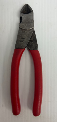 Snap On 7'' Vector Edge Soft Grip Red Handled Diagonal Cutting Pliers 87ACF
