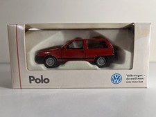 Schabak 1:43 Volkswagen VW Polo Mk2 Red Rare Model Car Mk2F 86C 2F in VW Box