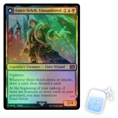 FOIL EMET-SELCH, UNSUNDERED Final Fantasy FIN Magic MTG MINT CARD