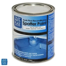 GM Cars Grey White Trunk Splatter Paint Professional Quality Quart