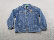 John Deere Boys Classic Denim Blue Jean Jacket YOUTH SZ M 10-12 Farming Trucker