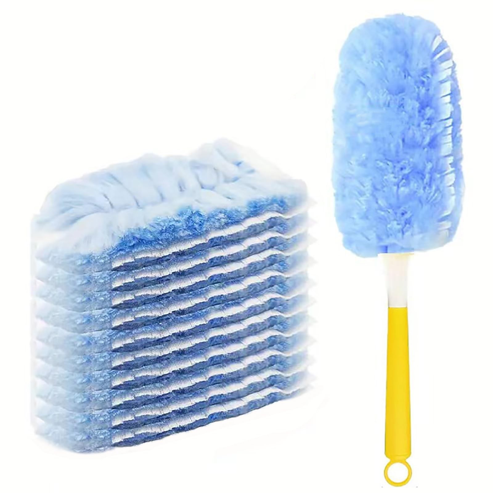 Disposable Anti-Static Handheld Duster With 10 Replacement S