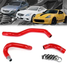 HPS Red 3-Ply Silicone Heater Hose Kit For09+ 370Z G37 Q40 Q50 Q60 Q70 QX50