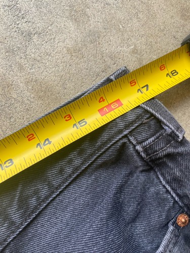 Denim vintage anni 90 Levi’s 501 nero USA taglia 36 (atto 34x33) - Foto 8 di 11
