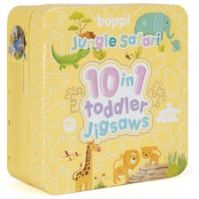Boppi 10 in 1 Toddler Jigsaw Puzzle - Jungle Safari