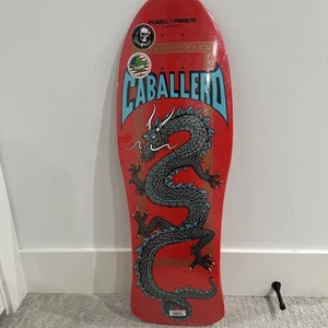 Powell Peralta Steve Caballero Red/Silver Chinese Dragon Skateboard Deck Reissue