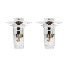 Universal Bathroom Sink Stopper Drain Strainer Pop Up Drain Stopper Stainle2pcs