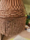 Antique Pair Of Matching Antique Glass Beaded Lampshades — photo 7