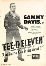 SAMMY DAVIS JR. - 1960 Singer Music Ad - 5 x 7 inch Photo SAMMY DAVIS JR. - 1960 Singer Music Ad - 5 x 7 inch Photo